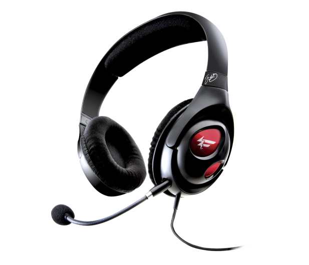 Creative HS-800 Fatality Gaming czarne z mikrofonem - 24183 - zdjęcie 2